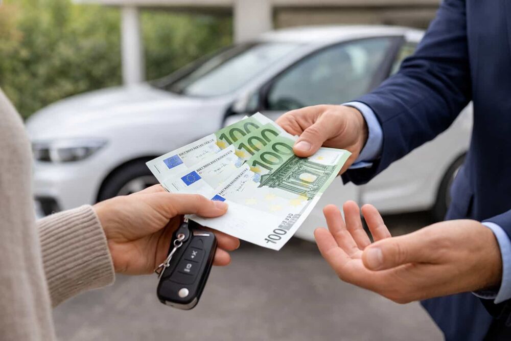 Sofortige Bezahlung bar auf die Hand beim Autoankauf