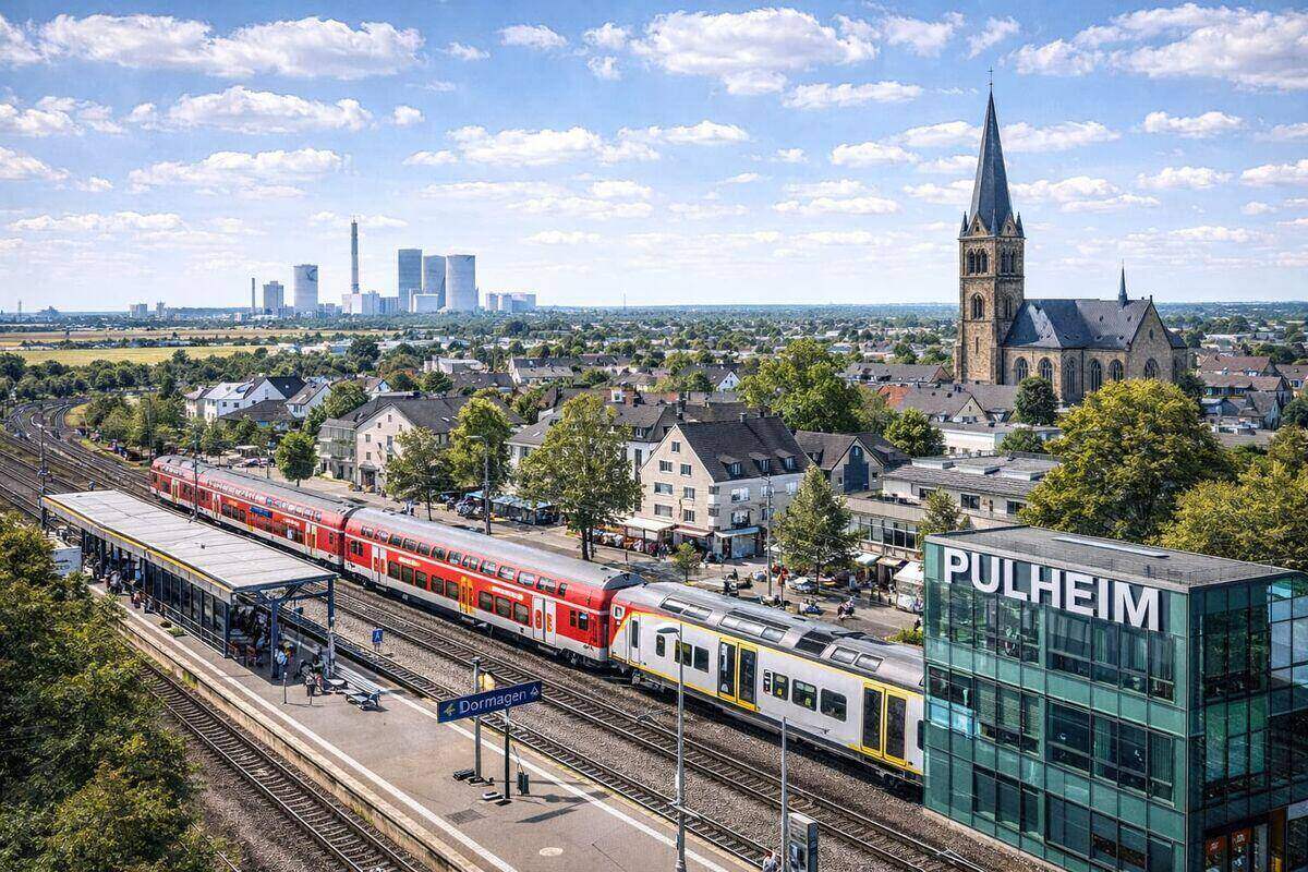 Stadtansicht von Dormagen im Rhein-Kreis Neuss – hier kaufen wir Autos mit Motorschaden an