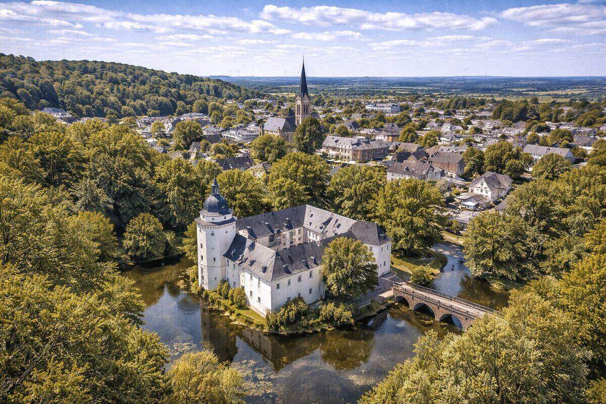Stadtansicht von Rösrath im Rheinisch-Bergischen Kreis – hier kaufen wir Autos mit Motorschaden an