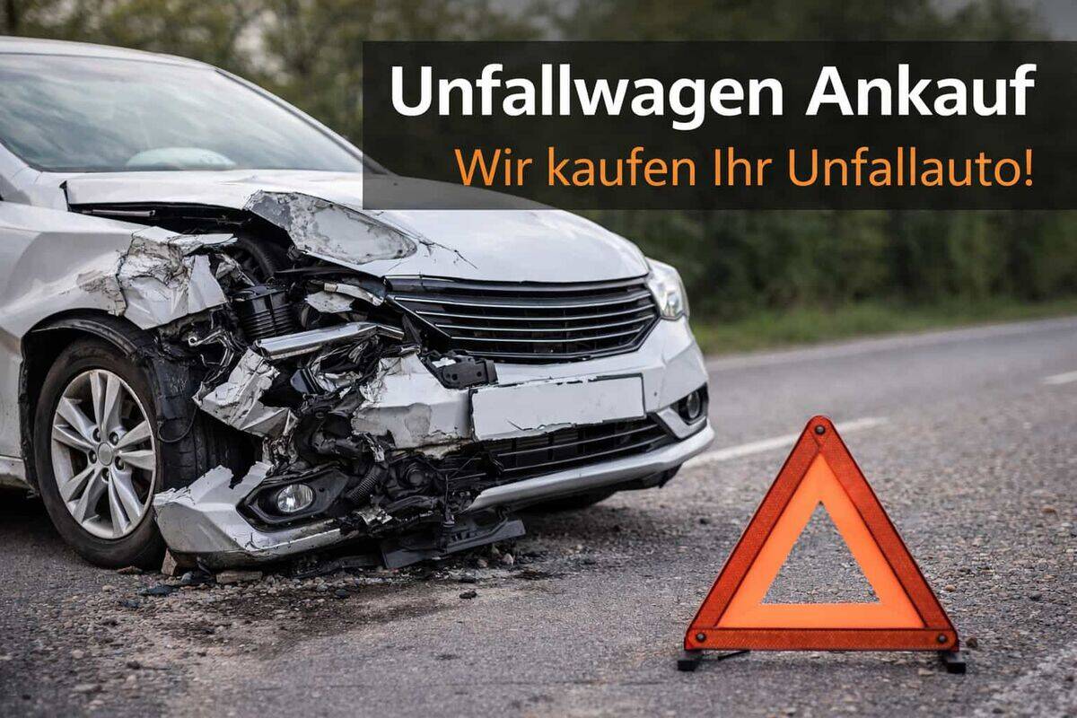 Auch Unfallwagen kaufen wir an – nicht nur Autos mit Motorschaden